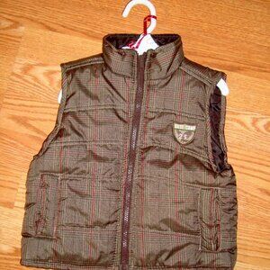 Base Camp Brown Vest Coat Youth Size 4 - $5
